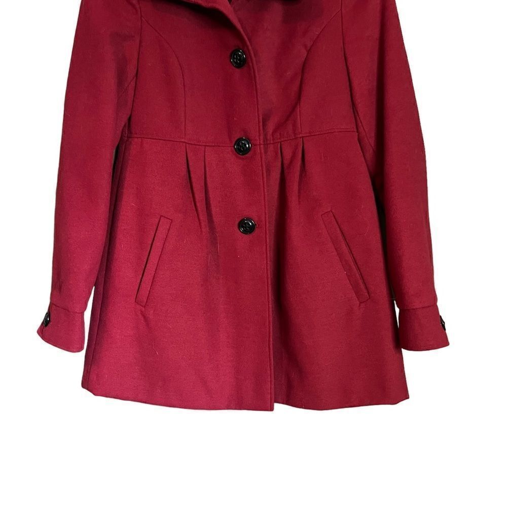 American Rag red button up‎ coat. Size small - Picture 7 of 10